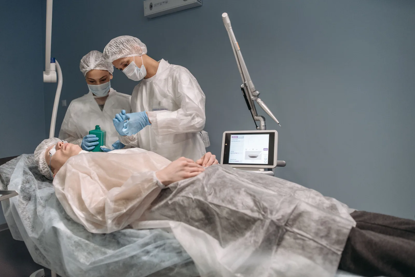 Patient and practitioner discussing Botox treatment value during a consultation in a modern Malta clinic